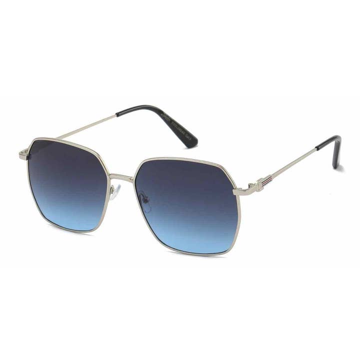 Sunrayzz Imports - Wholesale Sunglasses - Women's - Giselle Metallic Square Sunglasses gsl282452