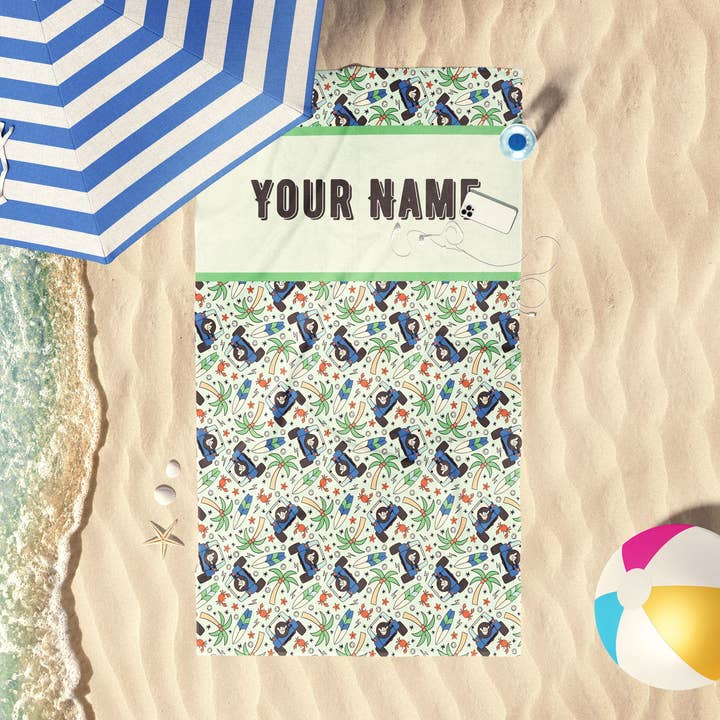 Toalla de Playa Personalizada Hang Loose para venta al por mayor de Pretty in Pink Bows