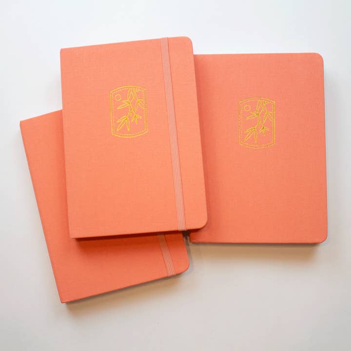 Bobo Design Studio - Vente Journal intime - Carnet à points bobo BuJo - Mandarine2