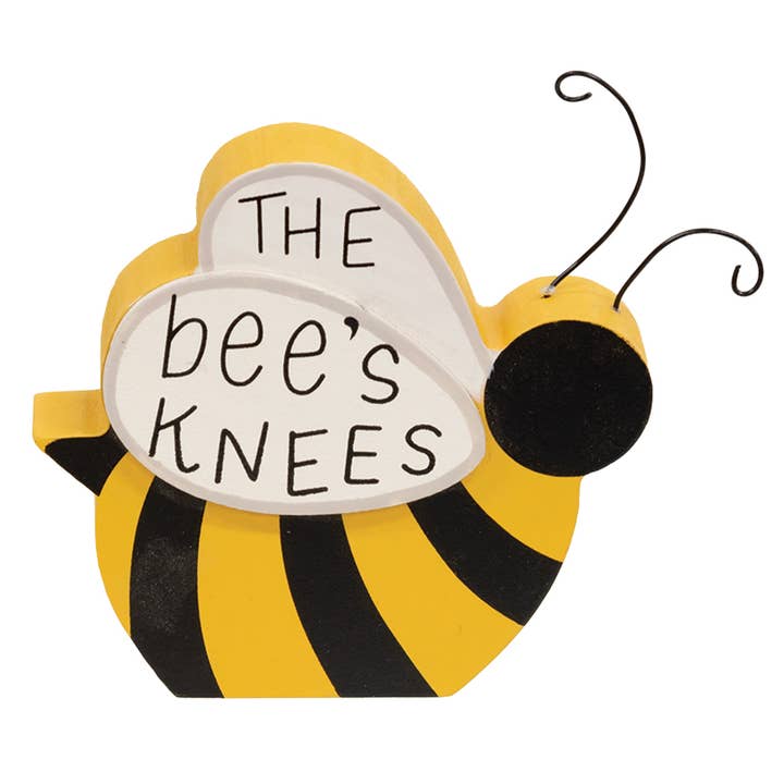 The Hearthside Collection - Wholesale Decorative Tabletop Object - Bee Sayings Chunky Sitter, 3 Assorted4
