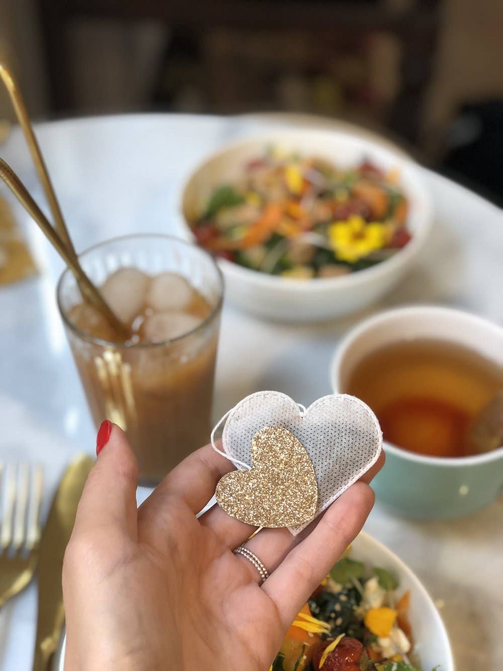 Tea Heritage - Wholesale Health/Detox Tea - Organic tea bag - Golden heart0