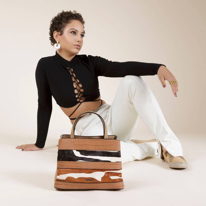 Handbag and shoulder bag with Erium pattern for Women Multicolor for wholesale on Faire1