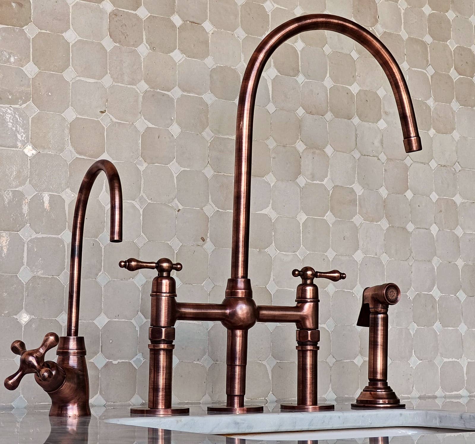 Terracotta Design LTD - Wholesale Kitchen Tool/Gadget - Moroccan Premium Brass Shower Head,Handheld plus Hand shower0