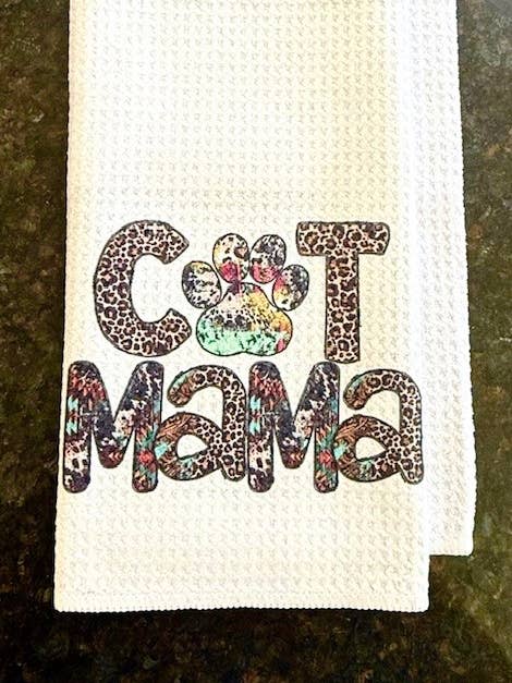 (#T831) KATTMAMMA KÖKSHANDDUK (3-PACK) för wholesale av Jana's Flannels