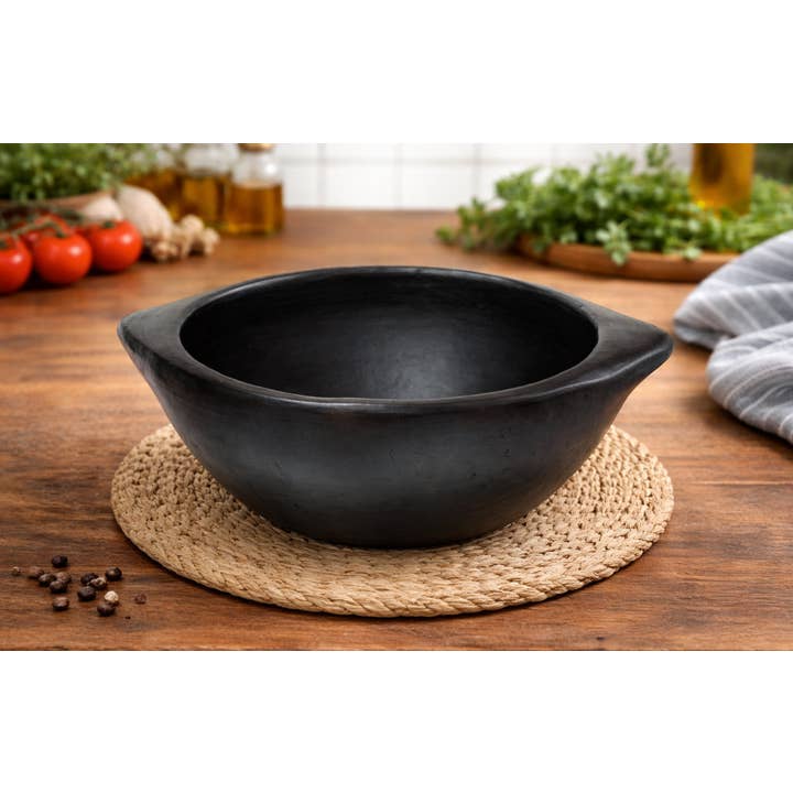 Handmade Black Clay Soup Bowls – Colombian Chamba for wholesale by Authentic Origin Colombia