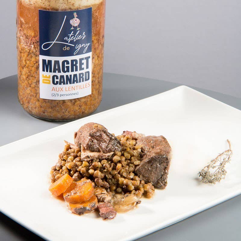 L'atelier De Ligny – wholesale Inlagda grönsaker – ANKA BRÖST MED LINSER 850g1