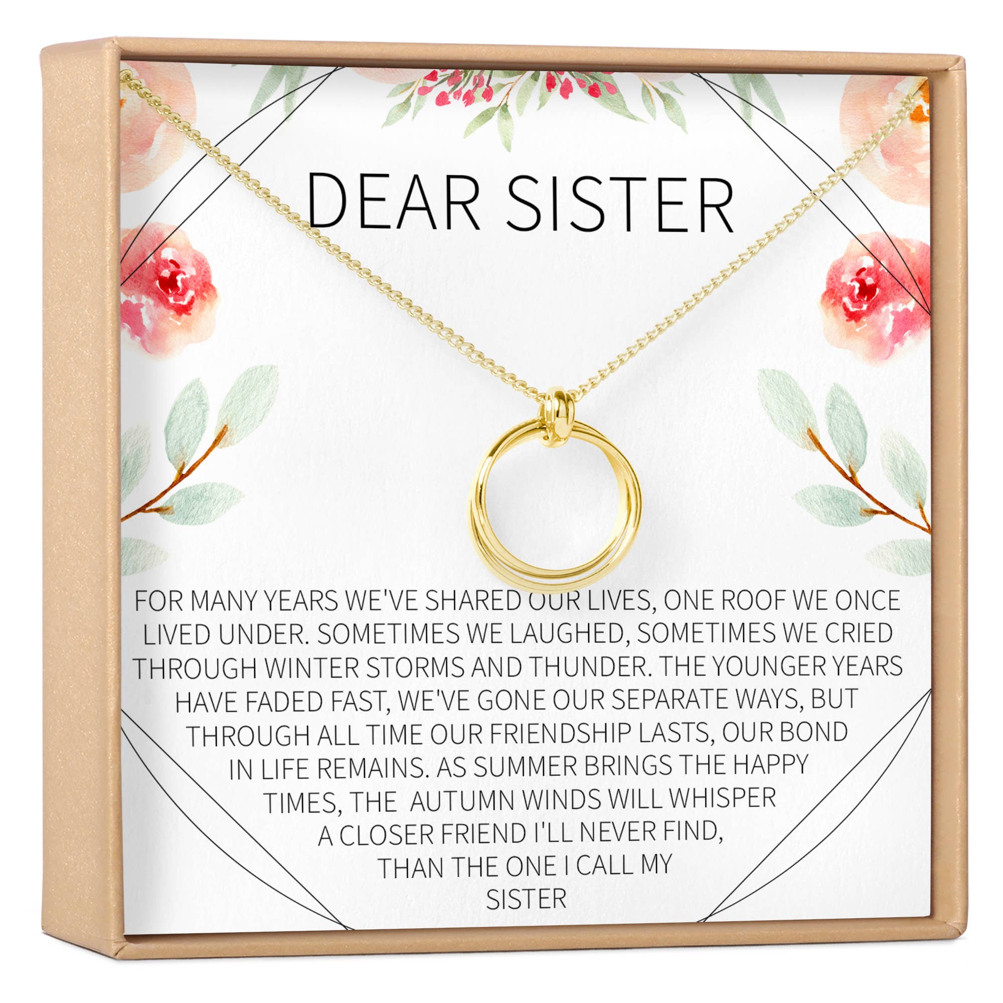 Dear Ava – Colar pingente/pendente por atacado – Colar Sisters0