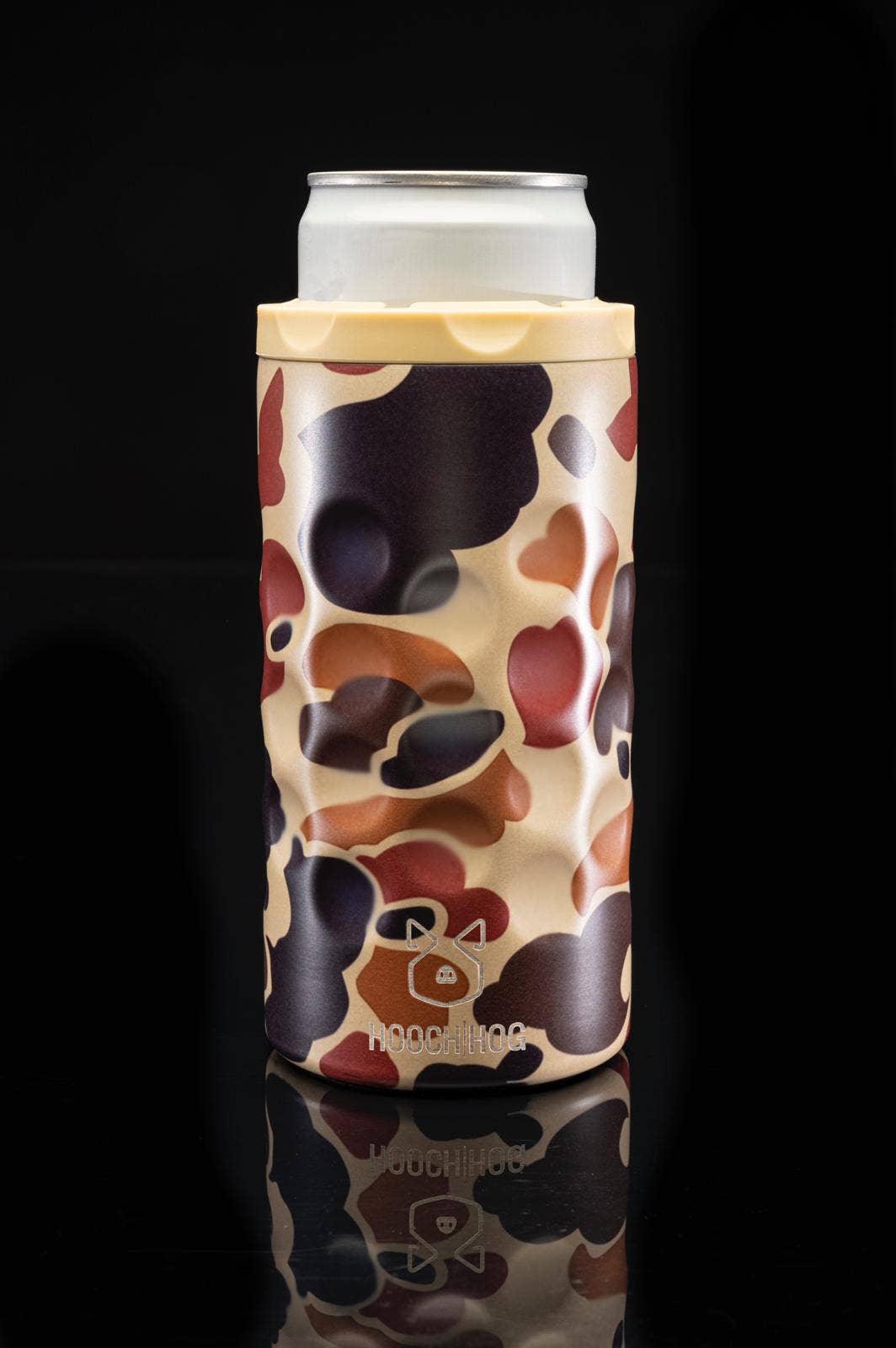 Hooch Hog - Wholesale Drink Huggers & Koozies - The Skinny Can Cooler [Old School Camo]2