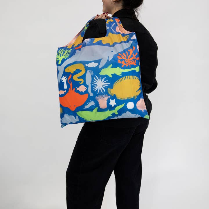 Yellow Owl Workshop - Vendita all'ingrosso Borsa tote - Donna - Sea Animals Art Sack® di Banquet Workshop - Borsa da spiaggia4
