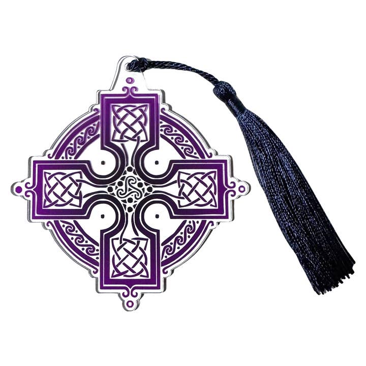 Marque-page Croix Celtique en Acrylique, Cadeaux Irlandais pour la vente par Lifeforce Glass, Inc.