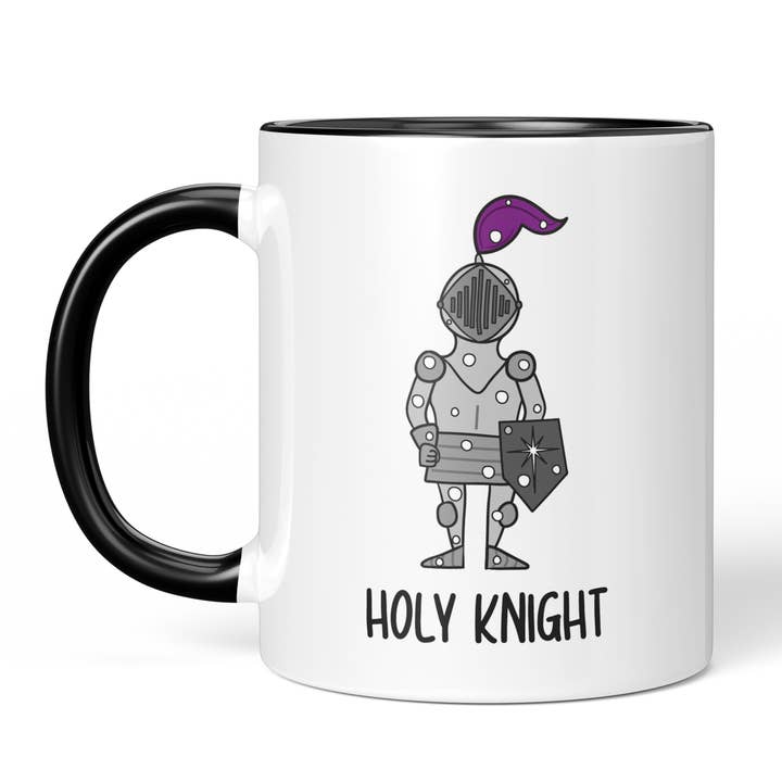 Holy Knight Pun Christmas Mug for wholesale by TeePee Creations