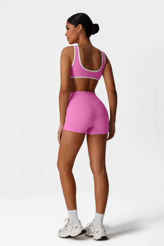 Sodalemon - Wholesale Activewear Set - Women's - Women High-Waisted Butt-Lifting Yoga Set: Sports Bra + Short4