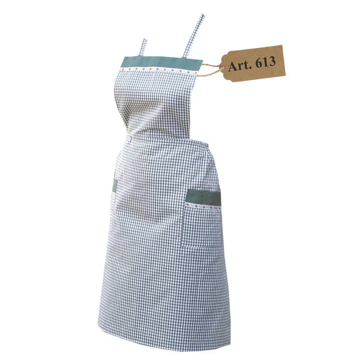 Confecciones J. Garcia - Wholesale Apron - Classic checkered large apron 6134