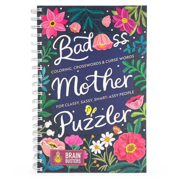 Cottage Door Press - Wholesale Puzzle - Adult - Bad*ss Mother Puzzle: Puzzles, mazes, crosswords, word games