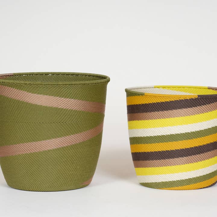 AS'ART a sense of crafts - Wholesale Plant Pot - Woven telephone wire pots/cups, Mix&Match colors16