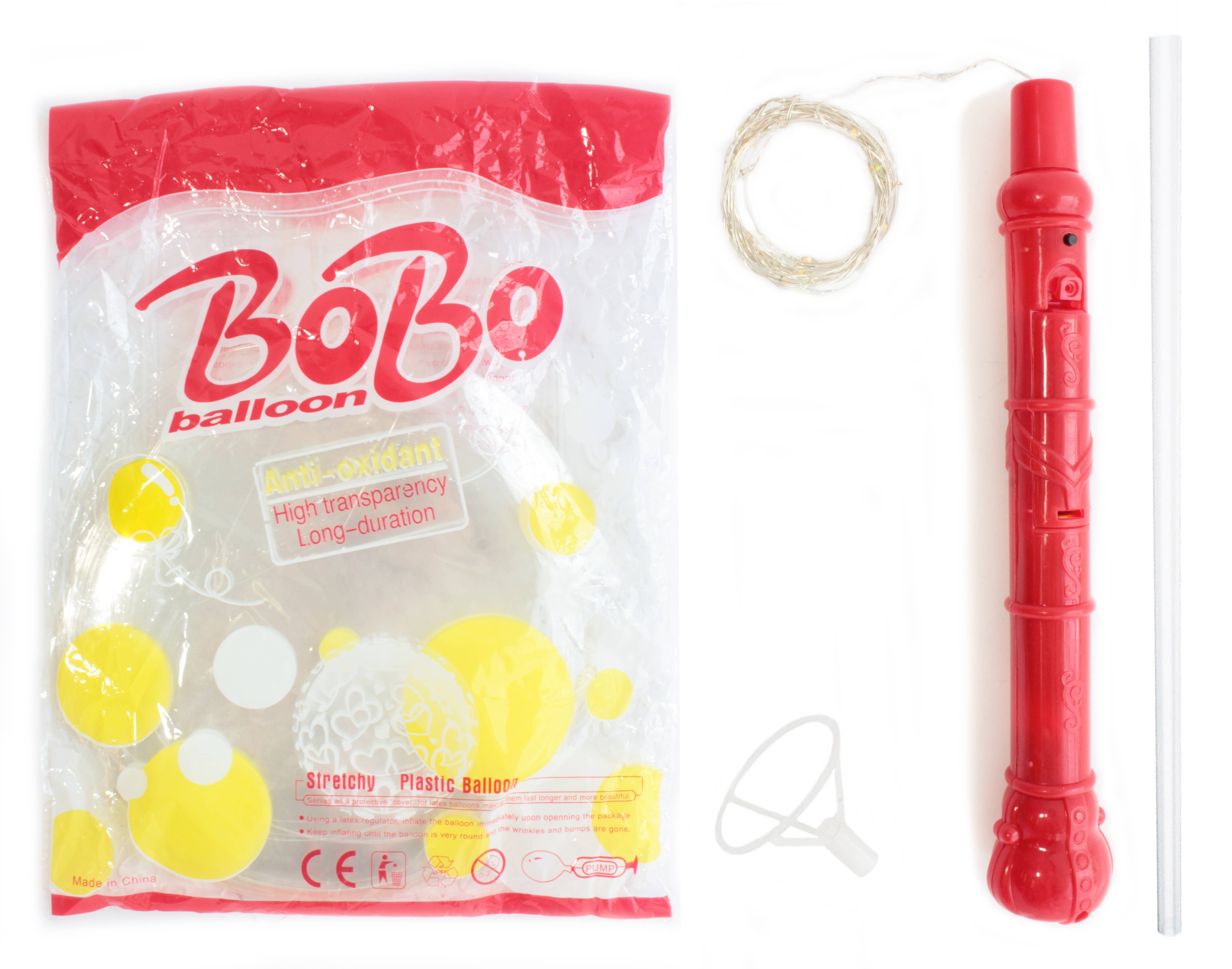 Perfect Holiday - Wholesale Light-Up Toy - Kids & Baby - LED Fairy Light Balloon and Wand Kit
1