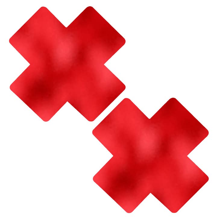 Niptees - Wholesale Nipple pasties – Women’s - Metallic X Cross Nipple Cover Pasties16