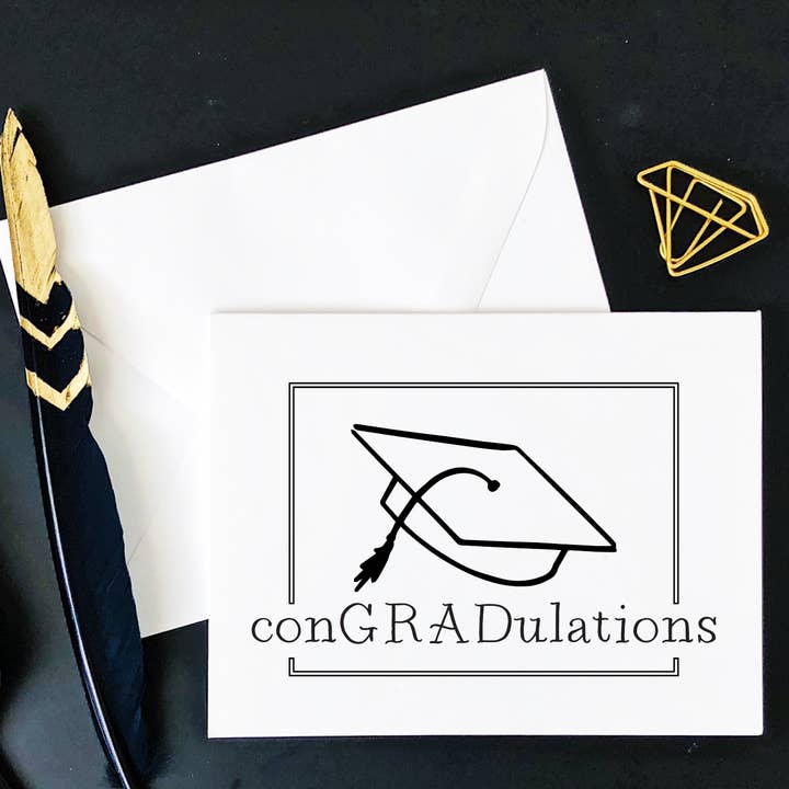 congradulations greeting card, congratulations card for wholesale by Carly Allred Studio