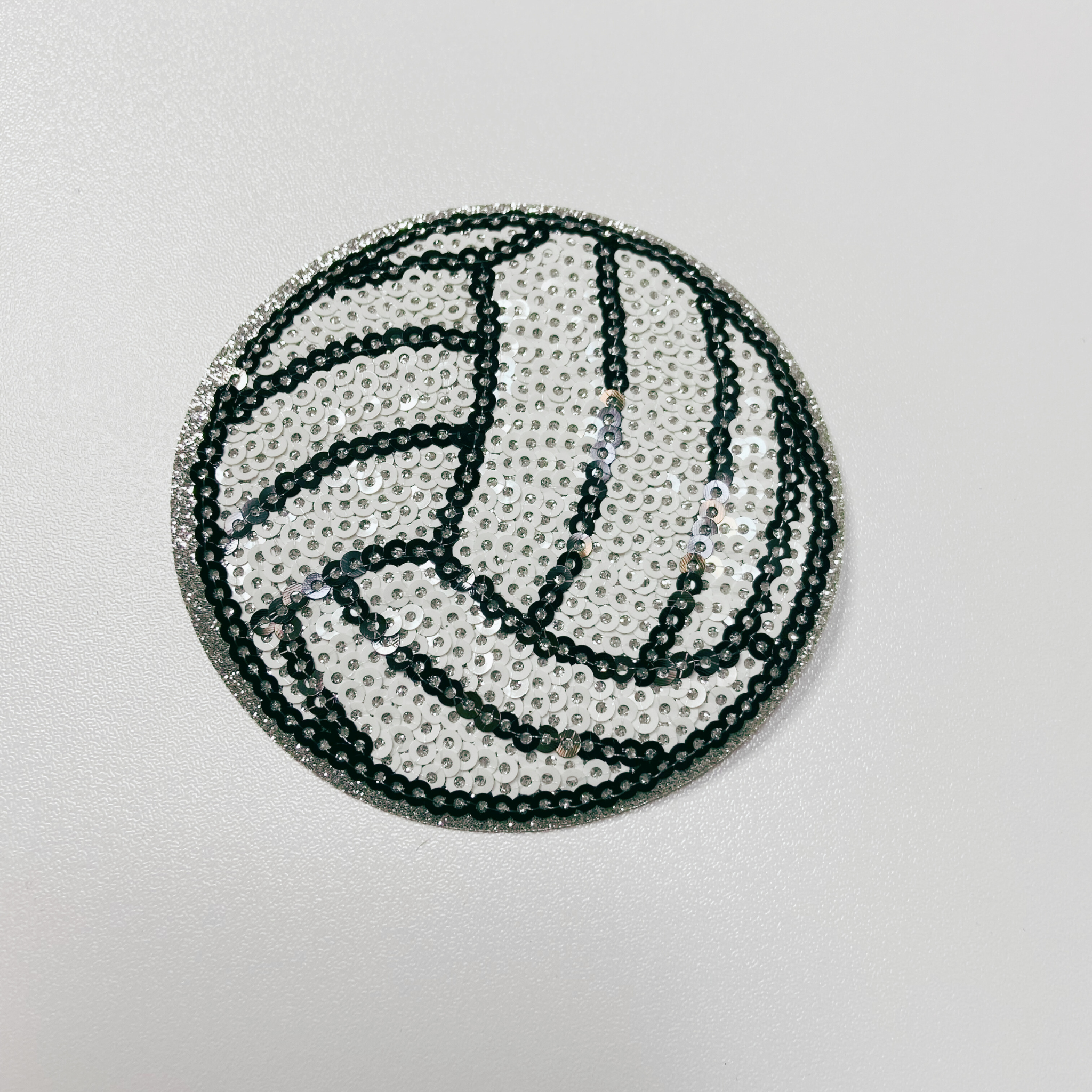 TEELUX - Wholesale Patch - 3" inch sequin Sports (Basketball, Soccer, Baseball, Volleyball, Softball) -  Sequin Hat Patch3