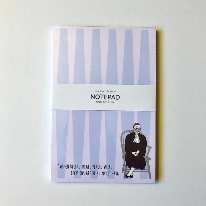 The Card Bureau - Wholesale Notepad - Ruth Bader Ginsburg Quote Notepad2