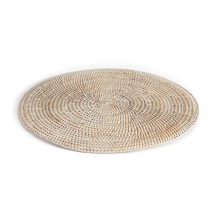 Burma Rattan Round Placemat for wholesale by Napa Home & Garden