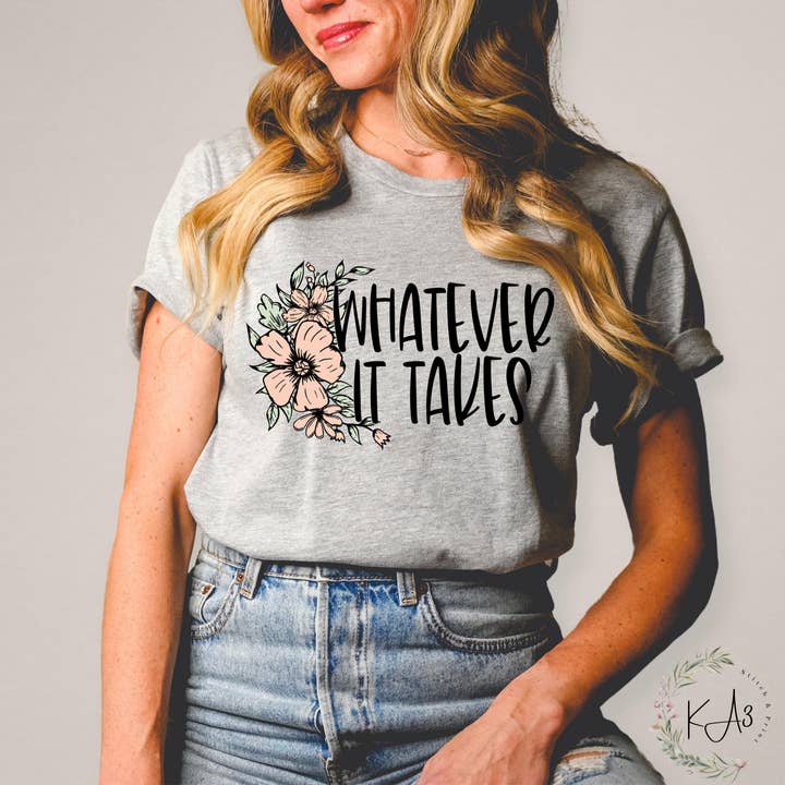 KA3 Stitch & Print - Wholesale Screen Printed T-Shirt - Women's - Whatever it Takes2