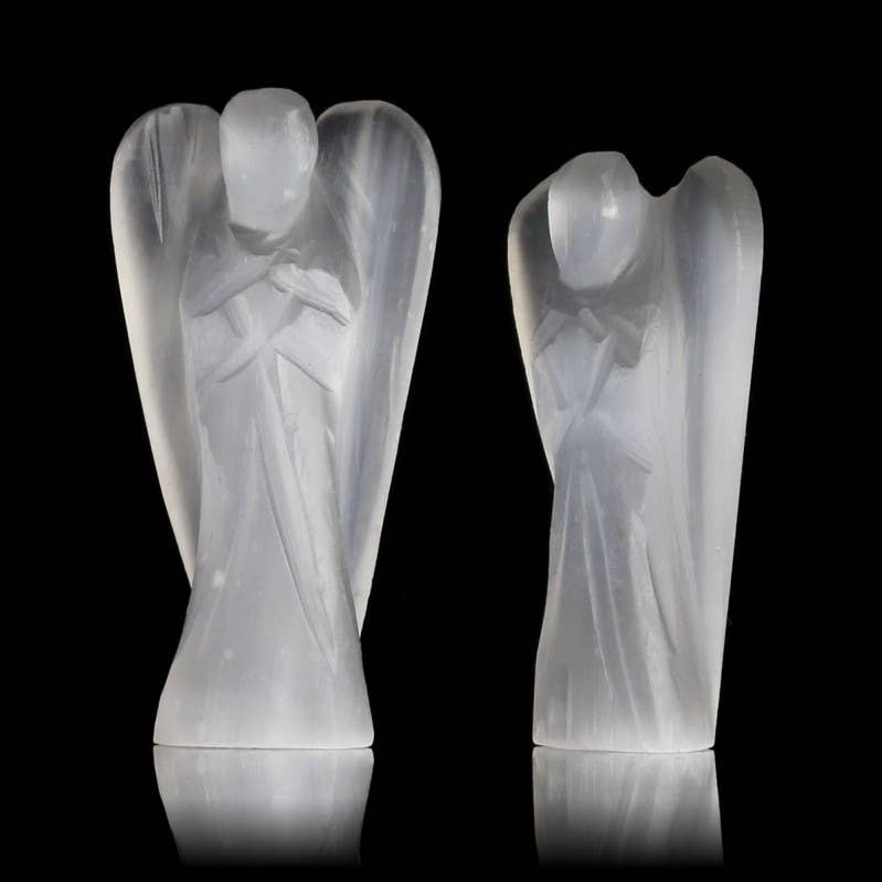UniArt - Wholesale Ornament - Moonstone or selenite Intuition Angel, represe...2