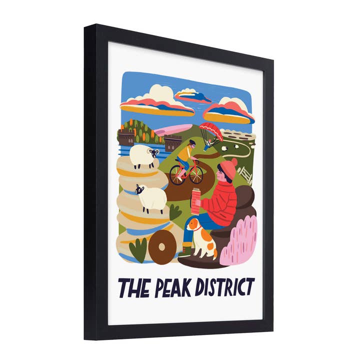 Peak District Travel Poster for wholesale by Lauren Radley