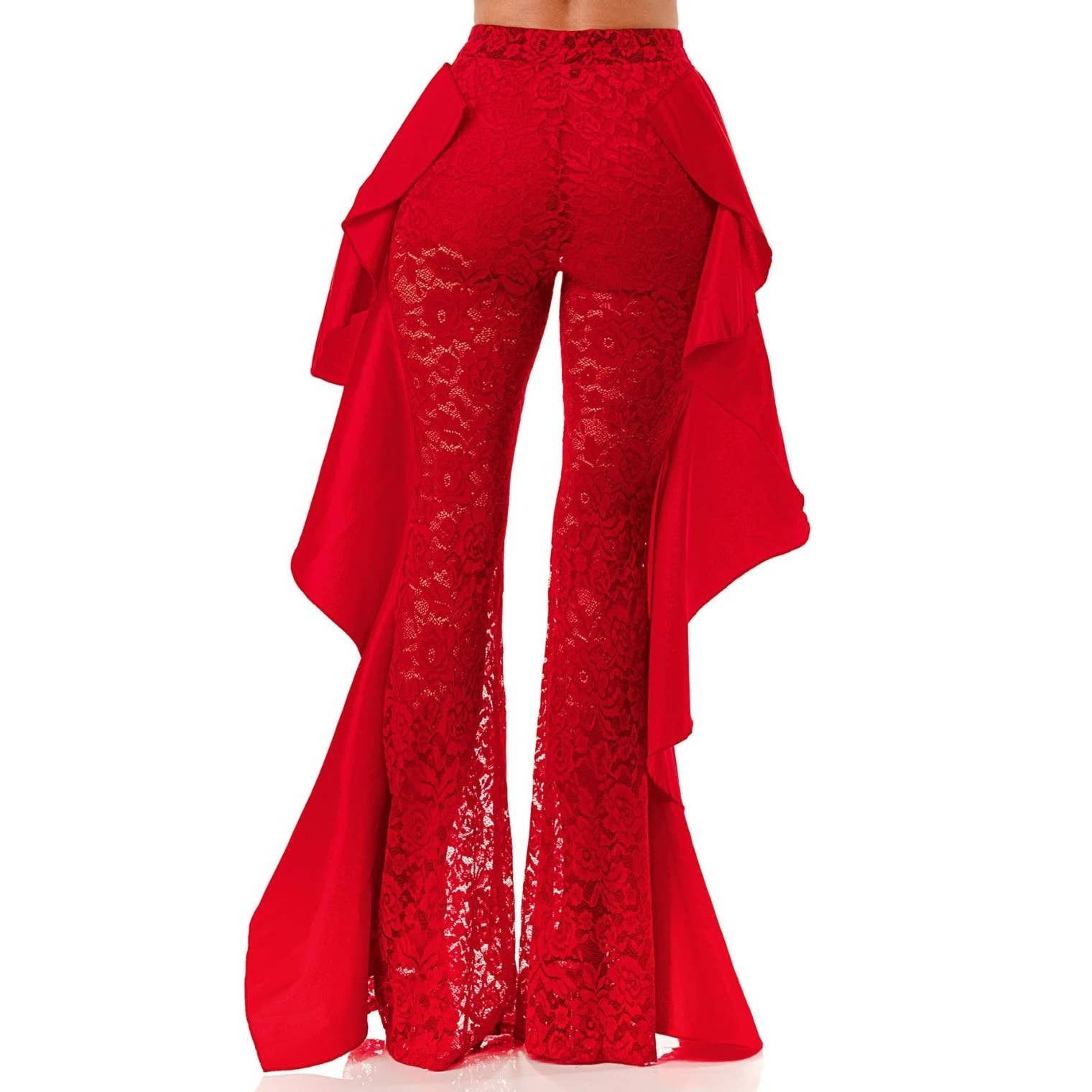 Esmeray Clothing - Wholesale Broek - Dames - Kleding in grote maten met veters afgewerkt broekje4