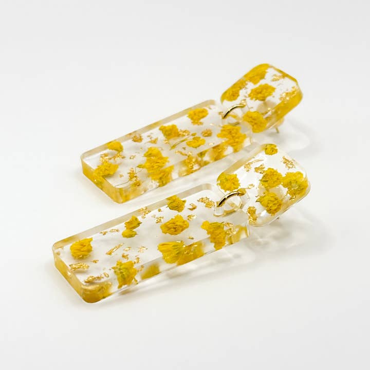 CH Design - Wholesale Dangle Earrings - Limoncello Romance Statement Earrings2