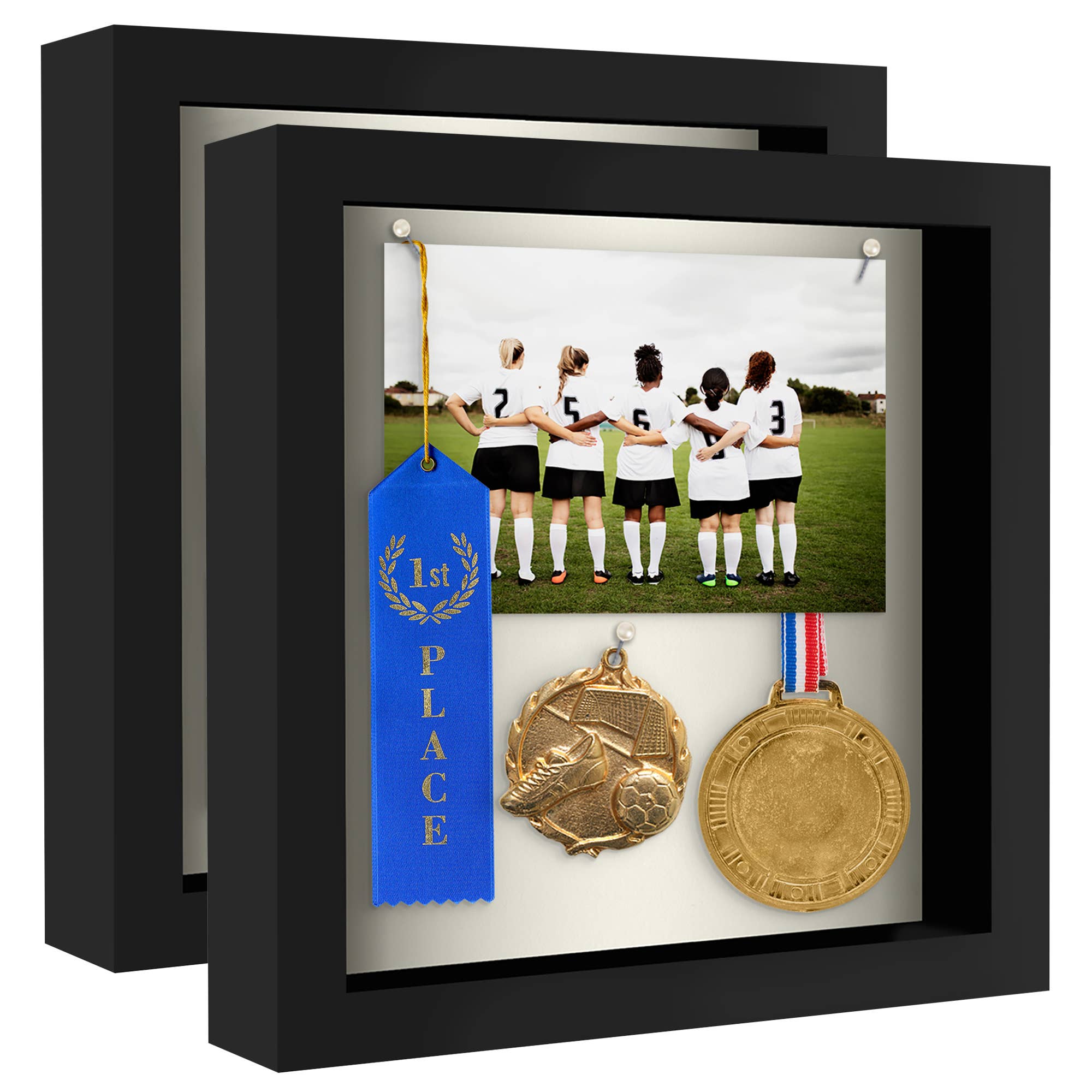 Americanflat Shadow Box Frame with Black Molding (2 Pack) for wholesale on Faire26