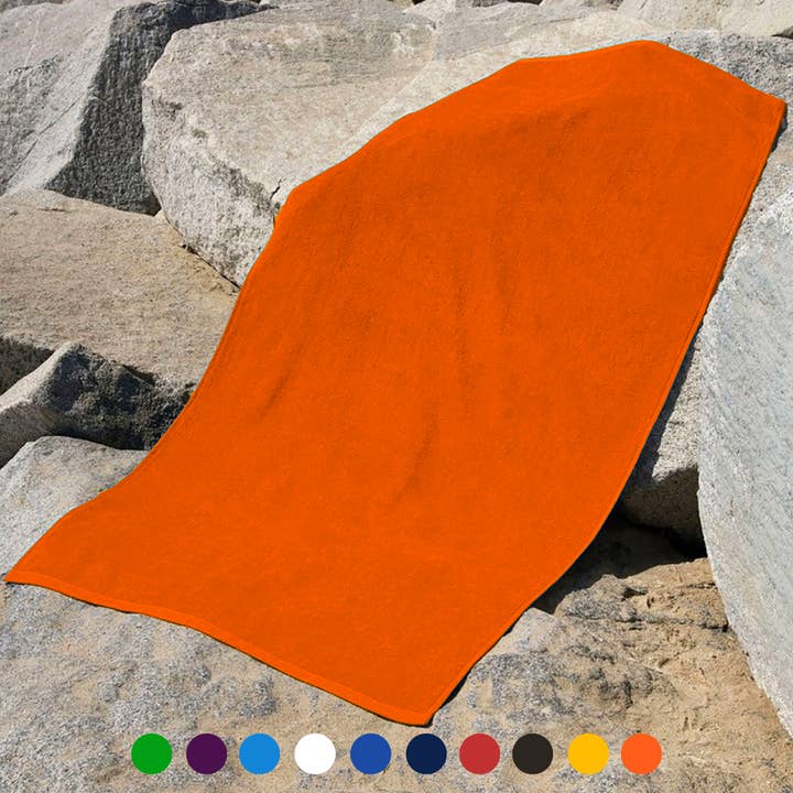 Pro Towels – wholesale Beach towel – Jewel Collection Beach Towel: 100% Cotton Velour (0.83lb)5