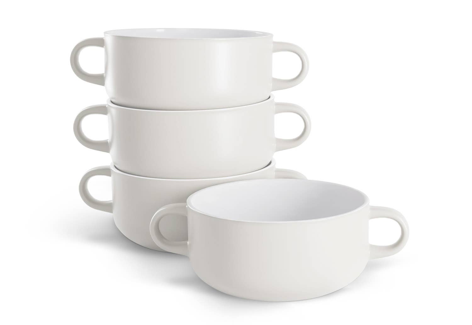 Kook - Wholesale Serve Bowl - Kook Ceramic Soup Crocks, 18 oz, Set of 48