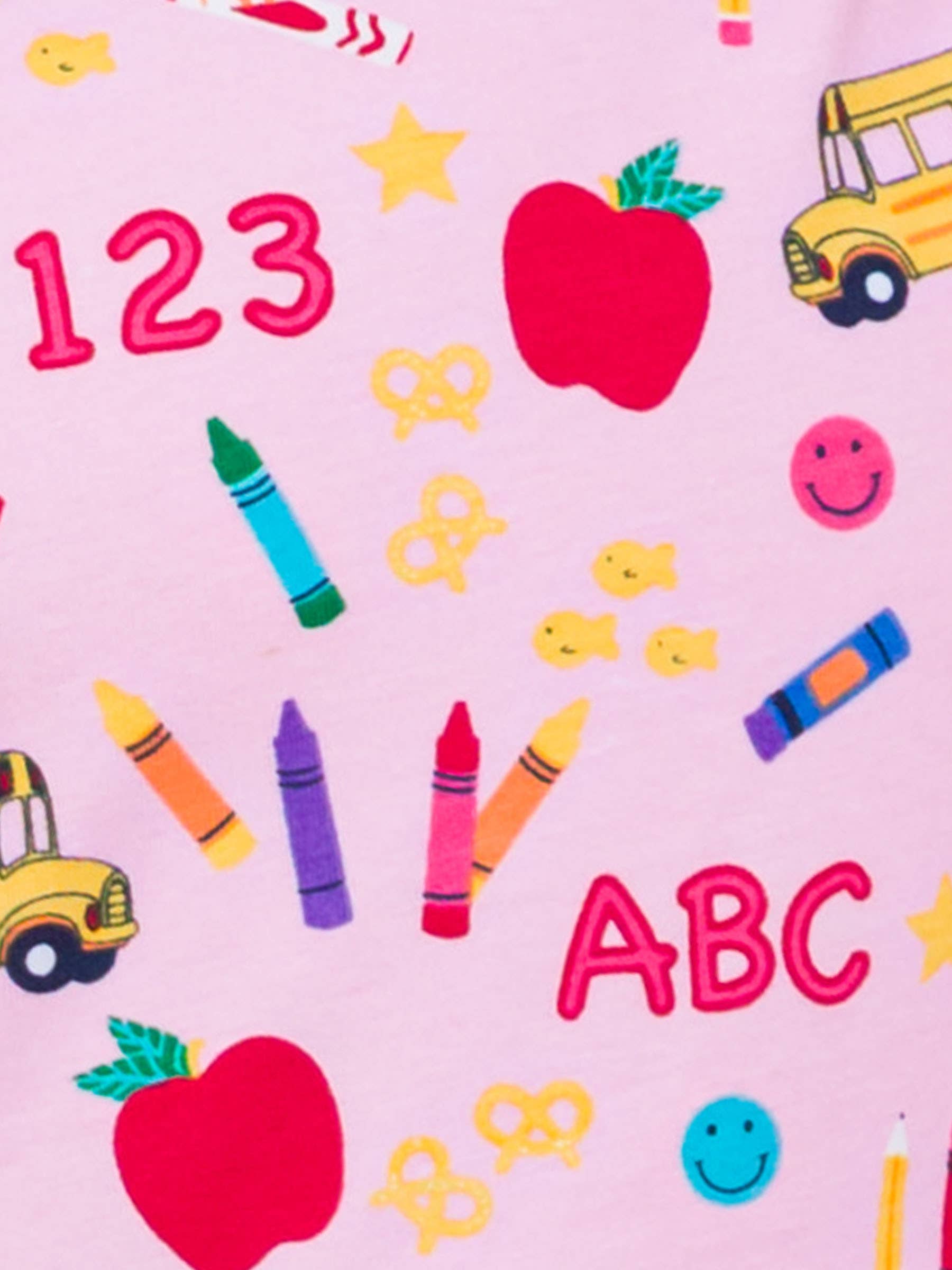 Lyserød Pigers lyserøde skolehus kortærmet strikket snurrekjole for engroshandel på Faire7