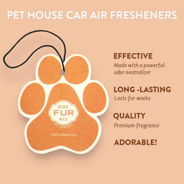 Pet House by One Fur All - Wholesale Car Freshener - Unisex - Pina Colada Car Air Freshener