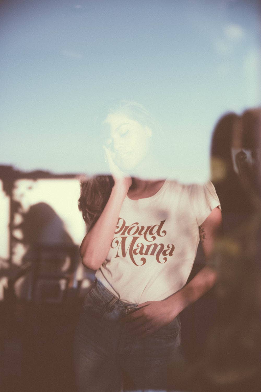 The Bee & The Fox - Wholesale Screen Printed T-Shirt - Women's - Proud Mama |  Women's Graphic T-shirt1