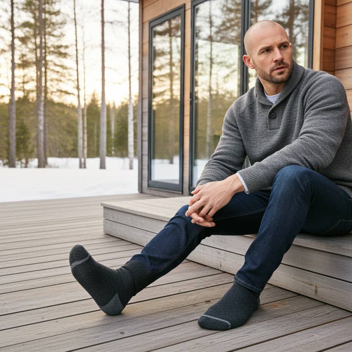 Shupaca Alpaca - Wholesale Socks - Unisex - Alpaca Socks - Business - Black2