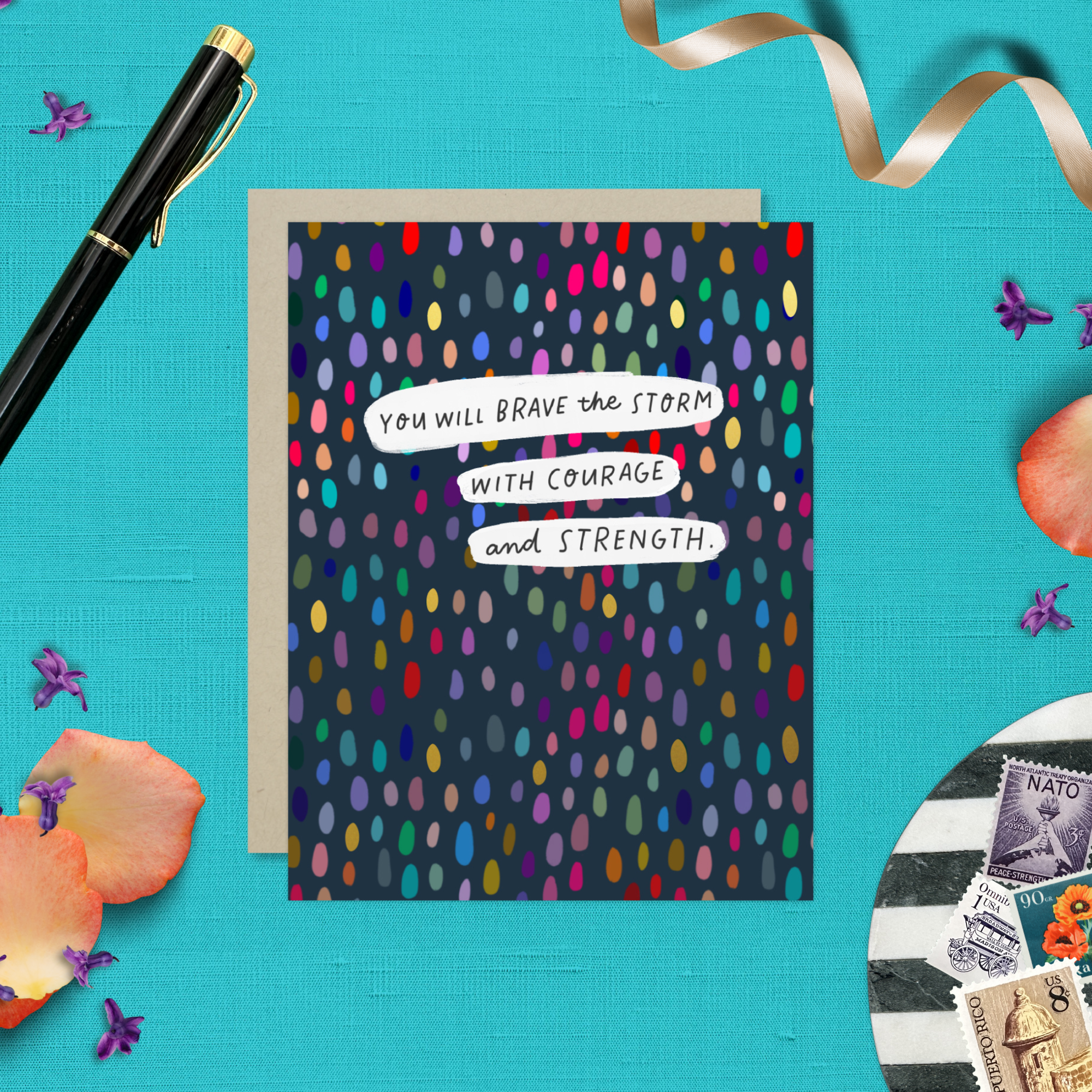 Barone and Co. - Wholesale Friendship Card - Brave The Storm Friendship Card4