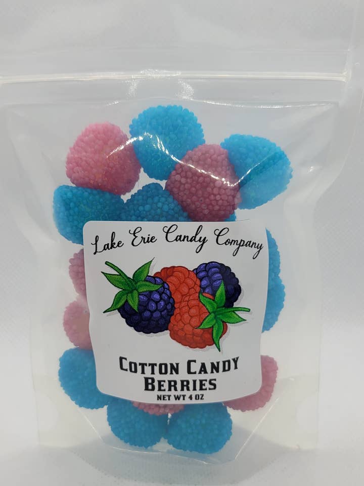 Cotton Candy Berries for wholesale by Lake Erie Candy Company