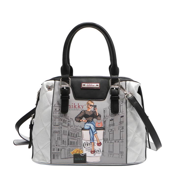 URBAN COFFEE DREAM DOME BAG for wholesale by Nicole Lee USA