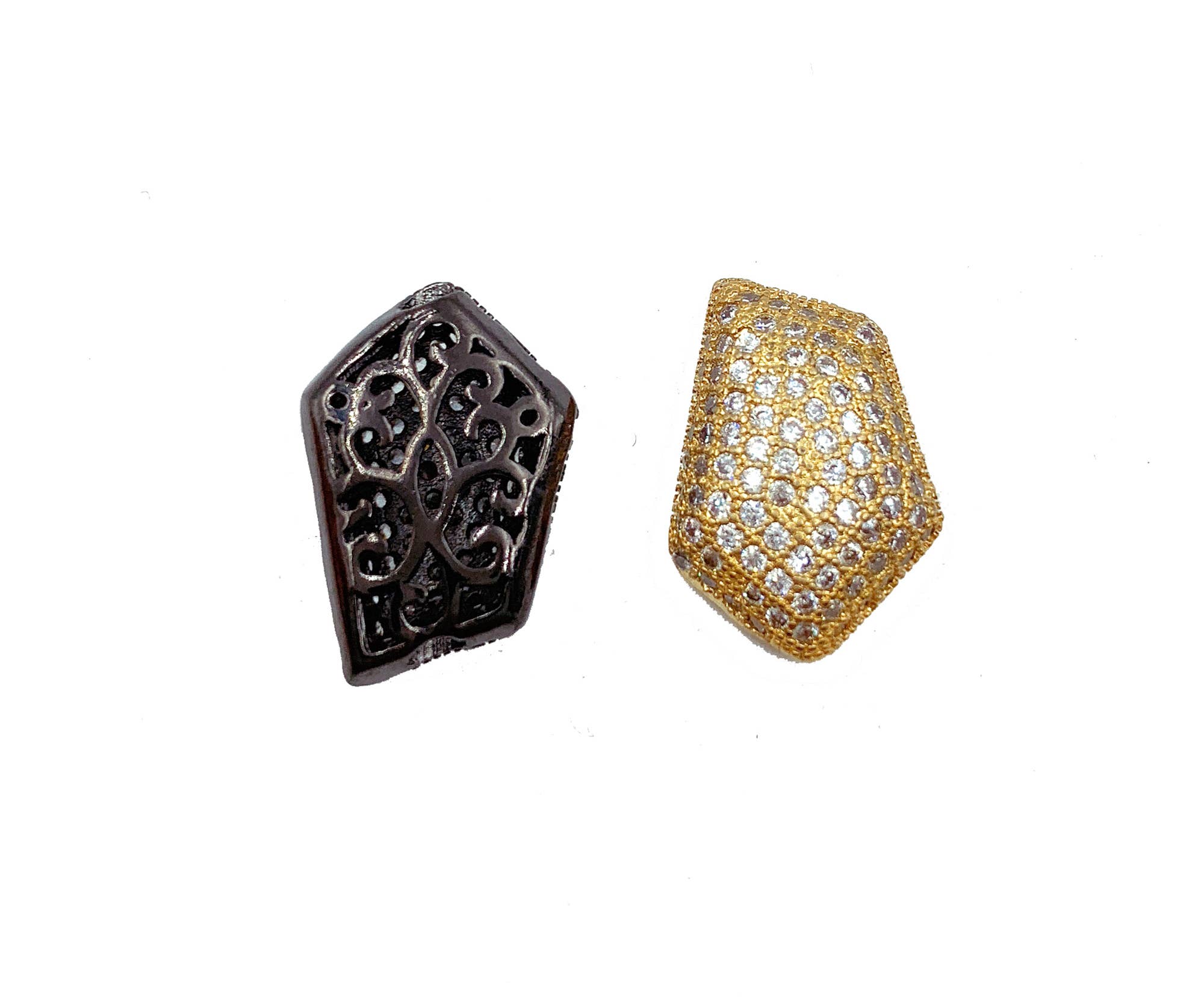 findings4uGem - Wholesale Craft Supplies - Irregular Shape Beads Gold Filled for DIY Jewelry, BD0111
