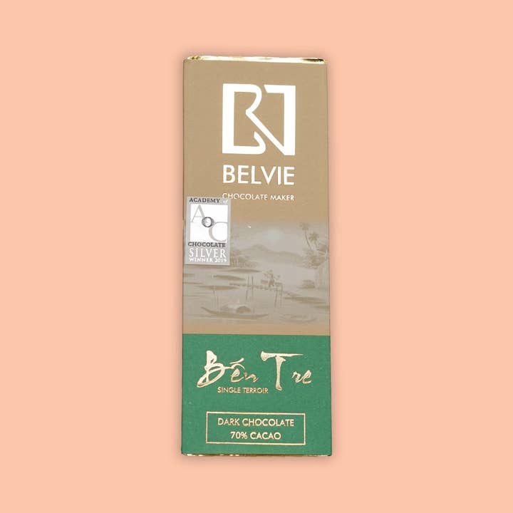 Belvie Mini Chocolate Bars Bars (Single Origin) for wholesale by Bar & Cocoa Chocolate