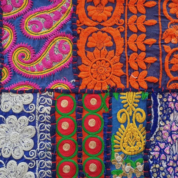 Bhawana Handicrafts - Wholesale Valance - Indian Vintage Wall Hanging Patchwork Door Valance2