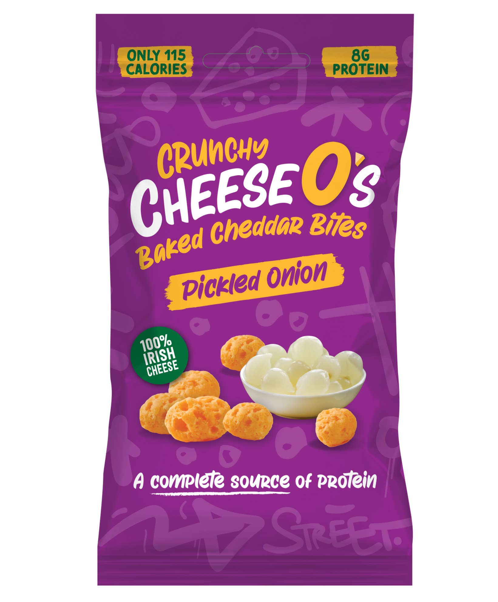 CheeseO's – wholesale Puffed snack – Pickled Onion (20g)