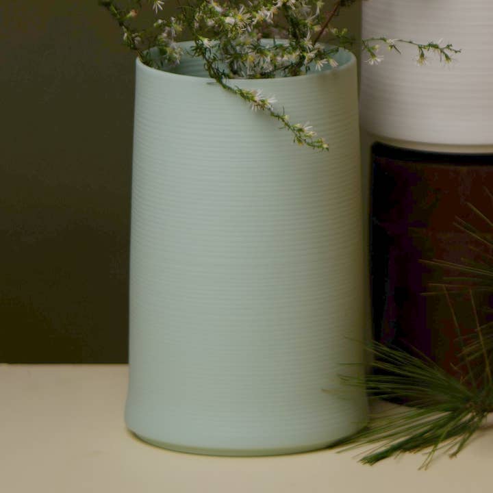 Middle Kingdom - Wholesale Vaas - Cold Mountain matte porseleinen vaas - klein3