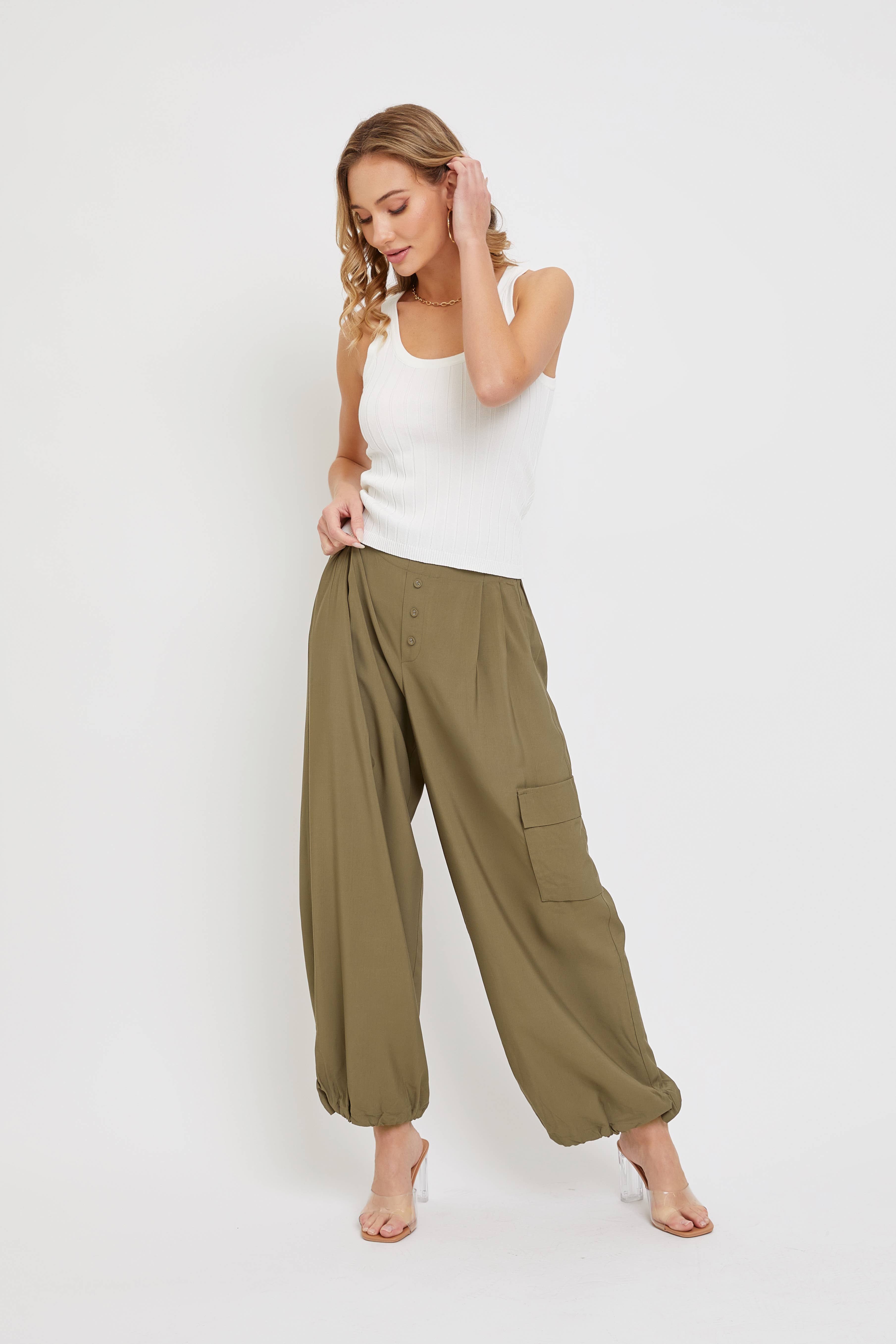Sweet Lovely by Jen - Wholesale Lounge Sweatpants/Joggers - Women's - BOHO FEELS FLOWY LOOSE FIT JOGGER PANTS30