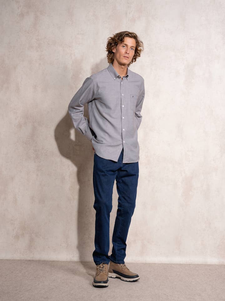 252113 - CHEMISE 70%CO 30%PE pour la vente par SMF