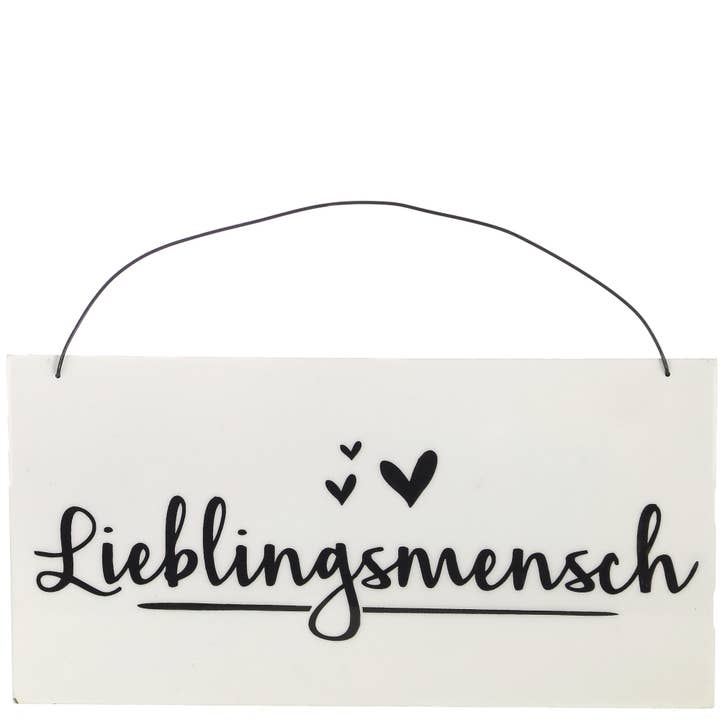 Cartello in legno da appendere con la persona preferita, lunghezza 22 cm, altezza 11 per la vendita all'ingrosso da parte di Vosteen