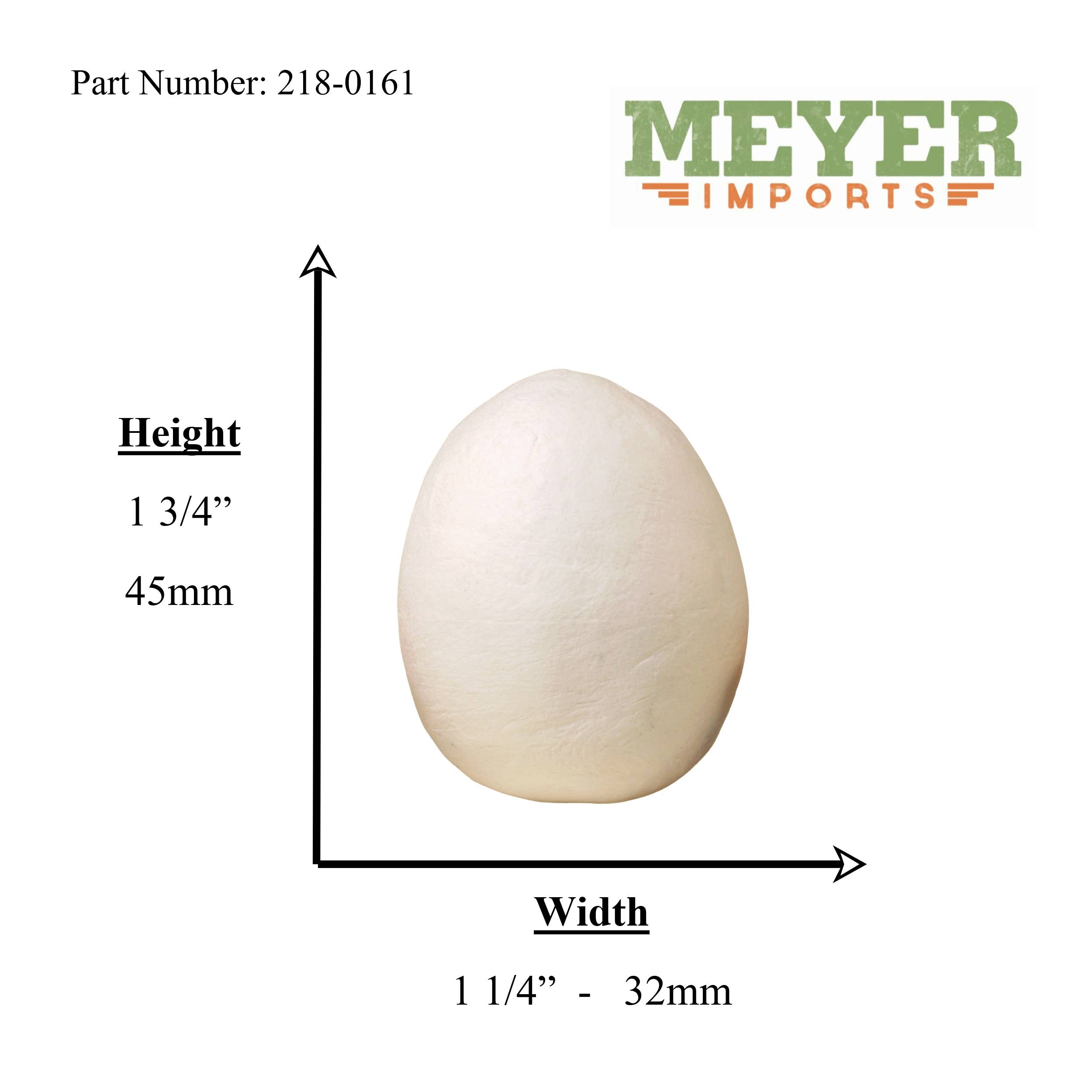   Large White Spun Cotton Eggs, 6-Pack for wholesale on Faire7