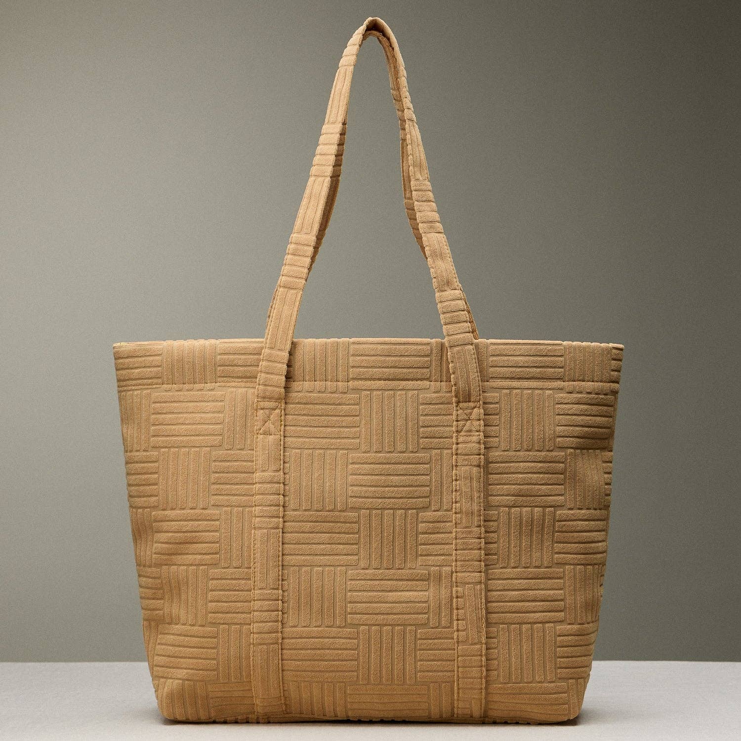 Frem - Wholesale Tote Bag - Women's - Quilted Tote Bag with Woven Texture16